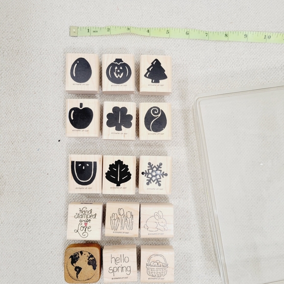 Stampin Up Mini Mates Mixed Theme Stamps for All Occasions Rubber Stamps Bundle - Picture 4 of 8